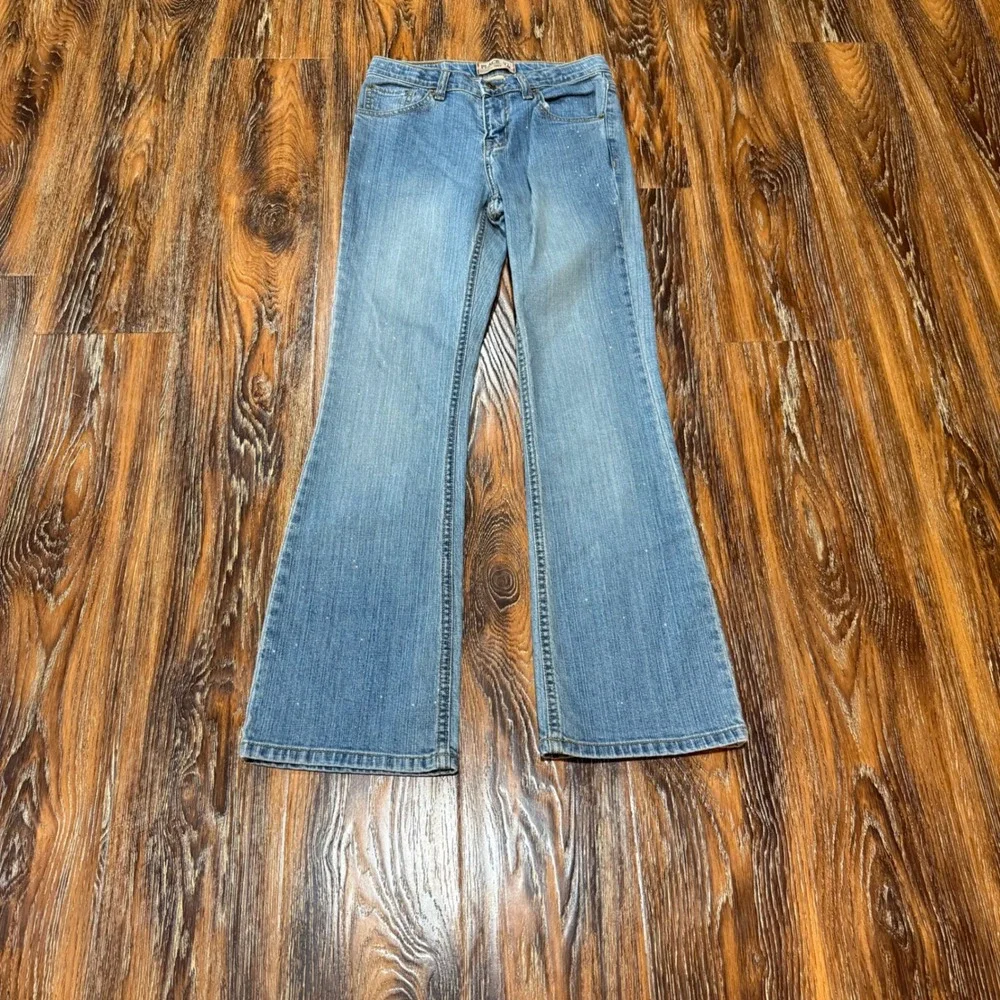 The Childrens Place Girls Size 14 Bootcut Stretch Jeans Medium Wash Denim Flare